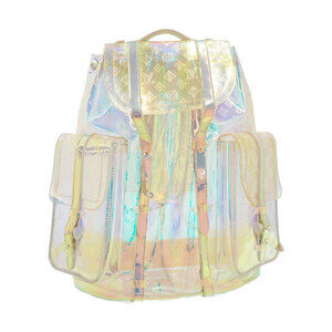 Louis Vuitton Monogram Leather Brown Prism Christopher Backpack